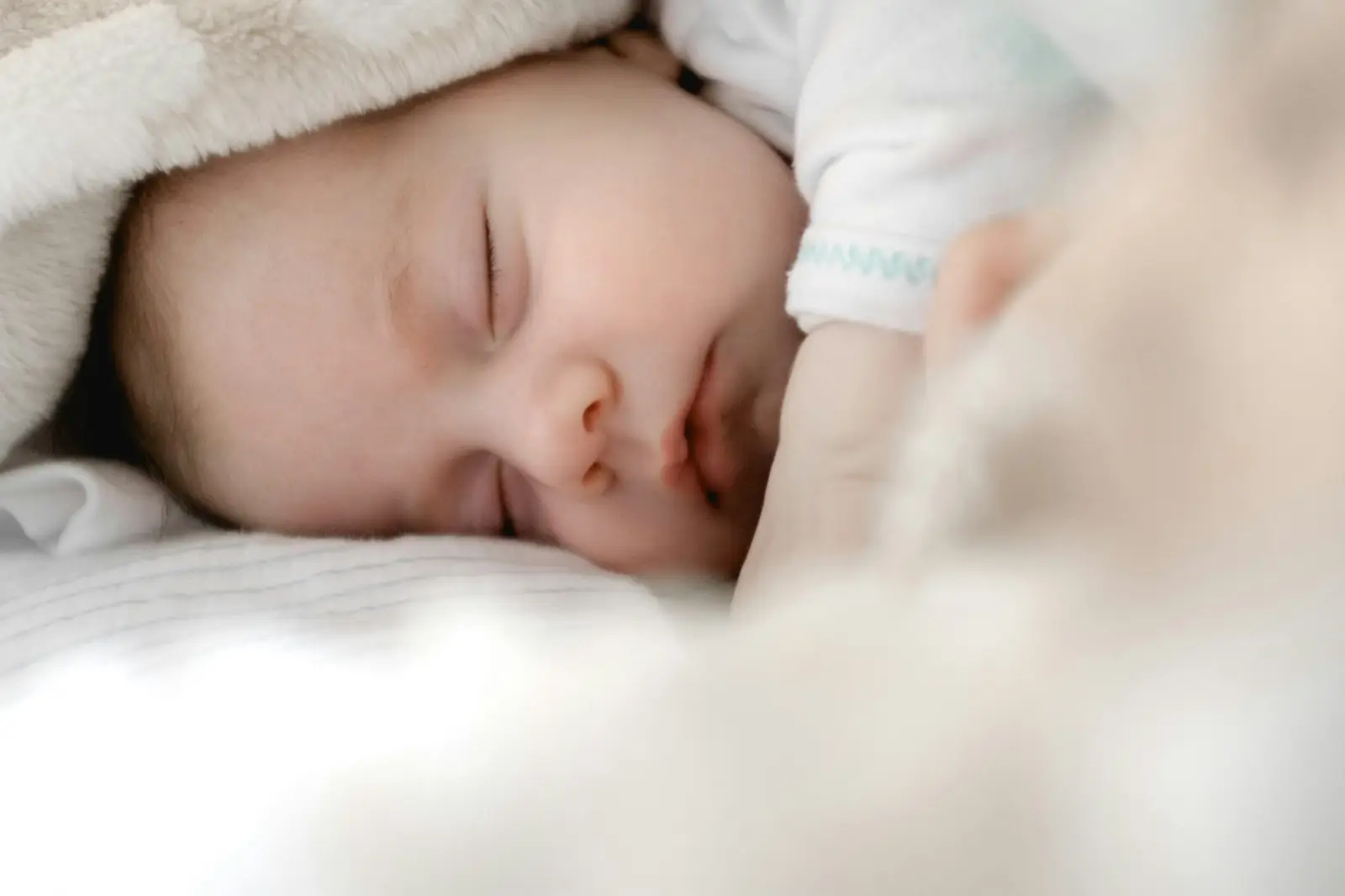 Sleeping newborn baby